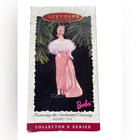 NIB Hallmark Keepsake Ornament BARBIE Enchanted Evening 1996, #3 in series - Picture 1 of 5